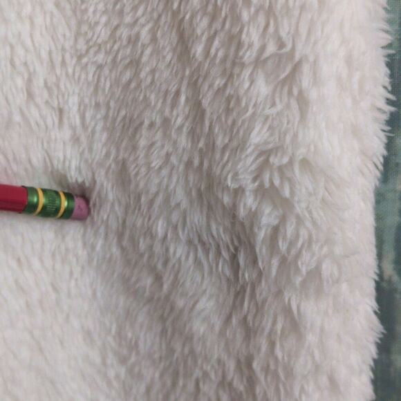 NWT OFFLINE by Aerie White Fleece Elastic Waistband Zipper Pockets Pants Size M - Picture 7 of 13